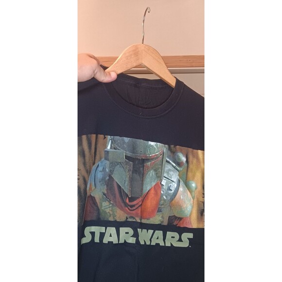 Star Wars Mens Black Short Sleeve Cotton Crew Neck Graphic T-Shirt Large - Picture 3 of 3